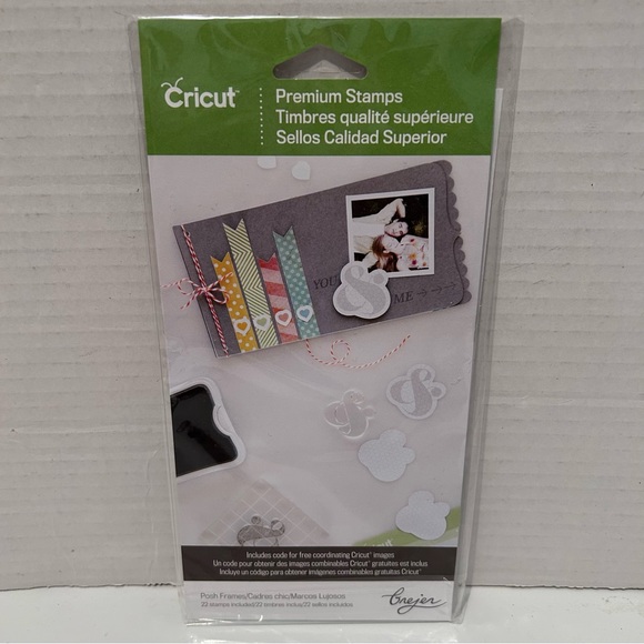 Cricut Premium Stamps: POSH FRAMES 22 pcs - Picture 2 of 5